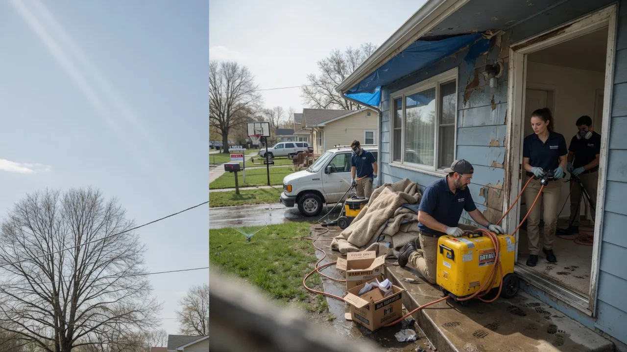 Basement Flood Cleanup in Big Springs, WV near me